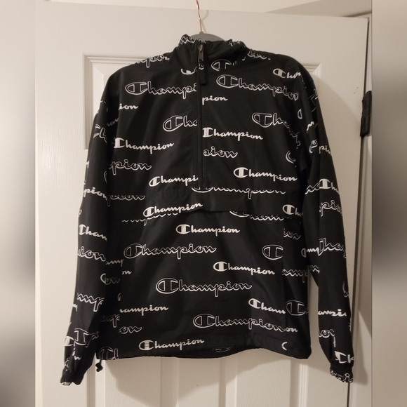 Champion Other - Champion Gray and Black Athletic Jacket